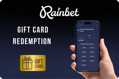 Rainbet Gift card redemption and limits