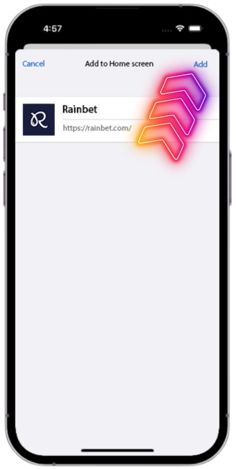 Rainbet shortcut app icon